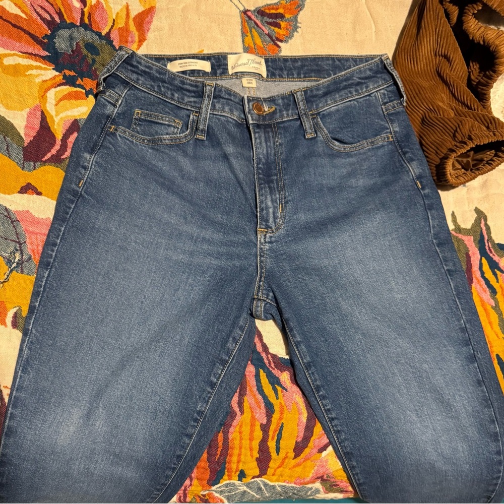 Universal Thread Blue Straight Leg Jeans